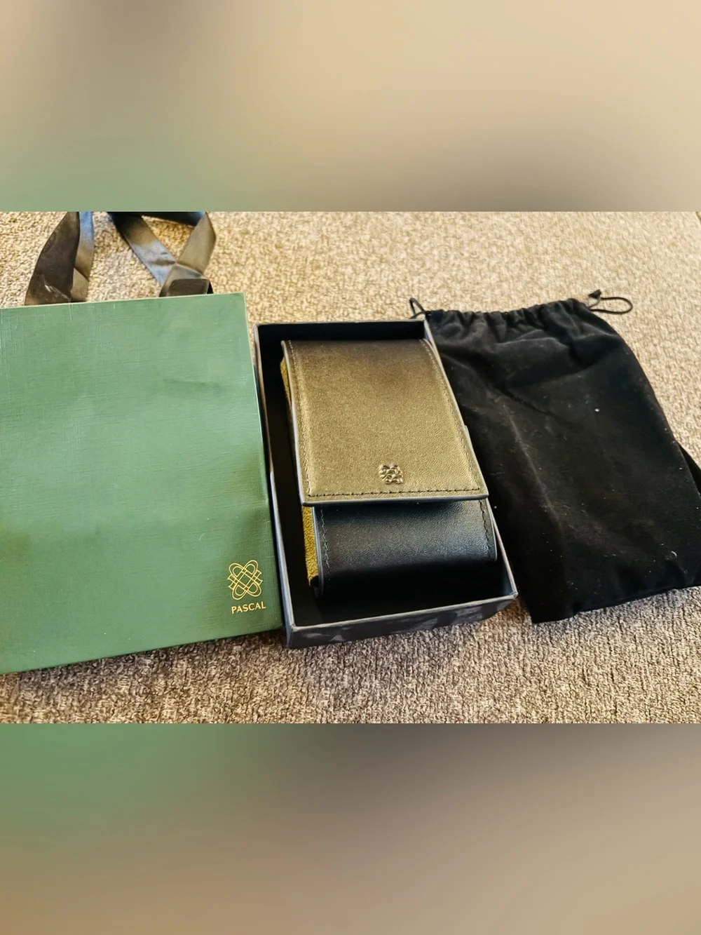 Pascal Leather Watch Travel Case